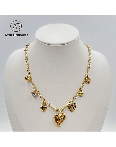 Colar de Corações