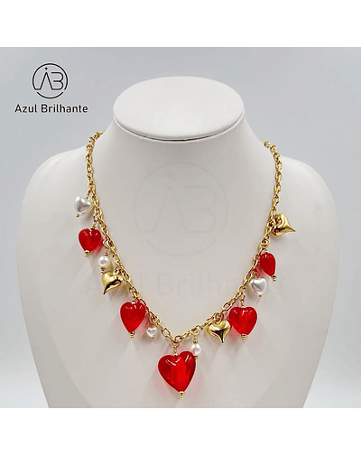 Colar de Corações