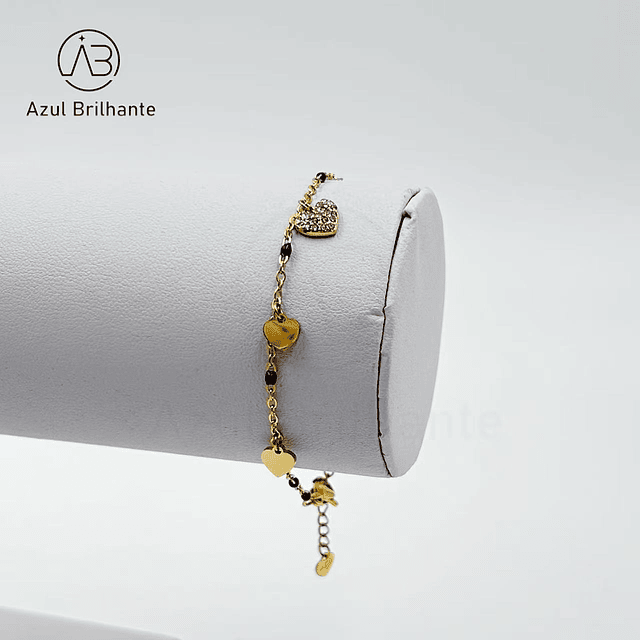 Pulseira com Corações 1