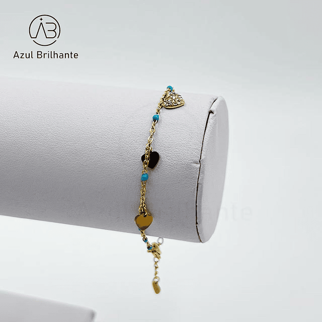 Pulseira com Corações 4