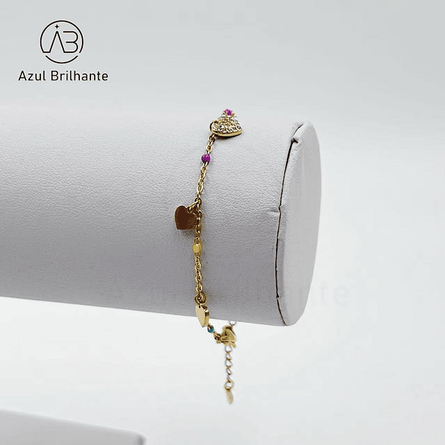 Pulseira com Corações 3