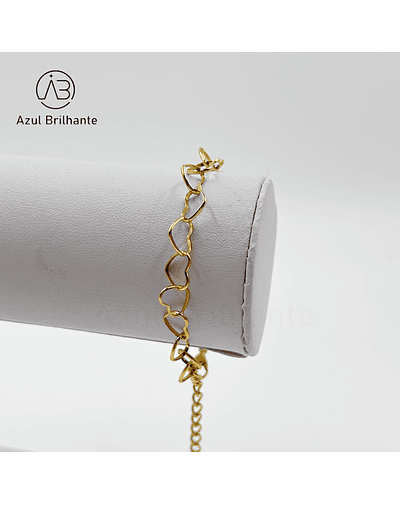 Pulseira de Corações