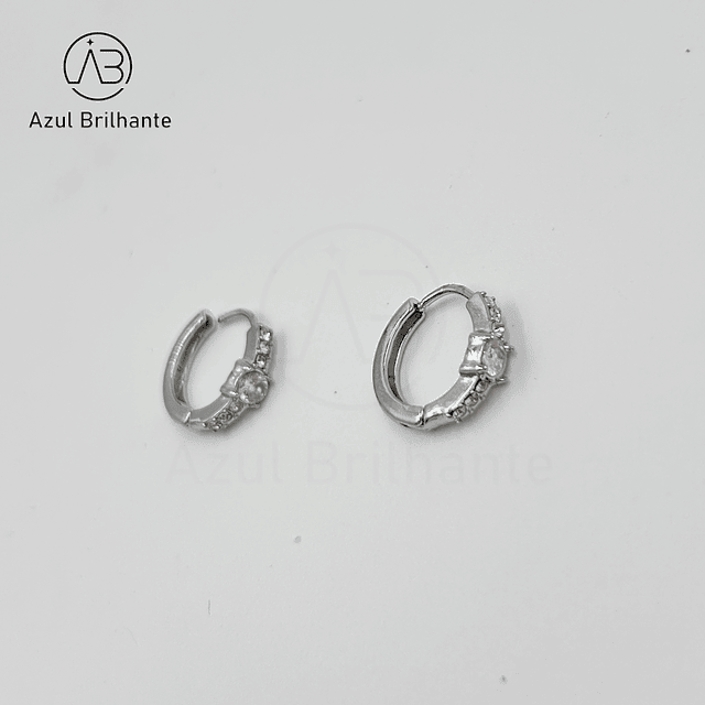 Brincos Argola com Brilho 2