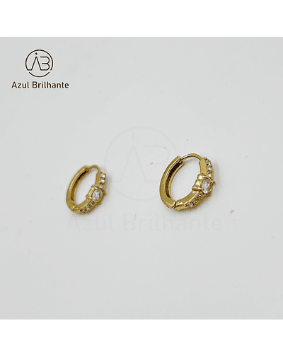 Brincos Argola com Brilho