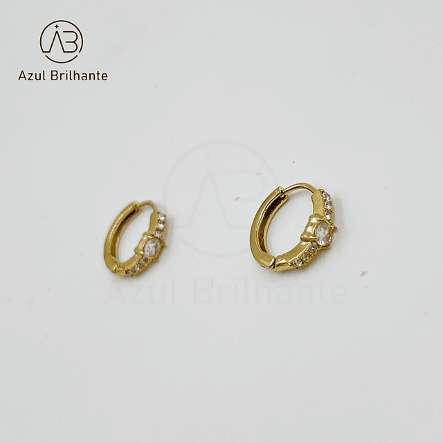 Brincos Argola com Brilho 1