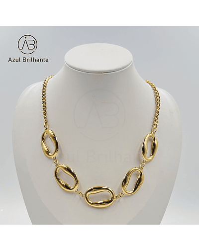 Colar de Pingentes Redondos