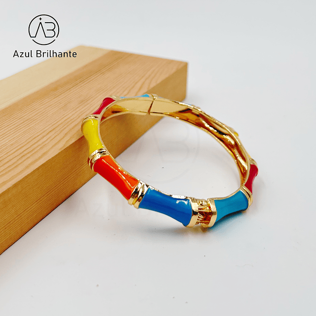 Bangle Colorido- Liga de Metal 6