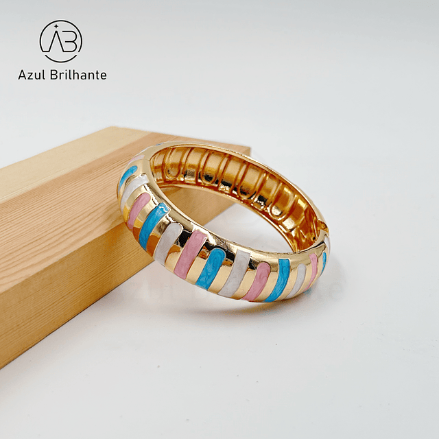Bangle Colorido- Liga de Metal 3