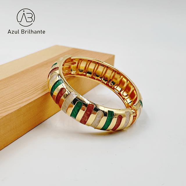 Bangle Colorido- Liga de Metal 5