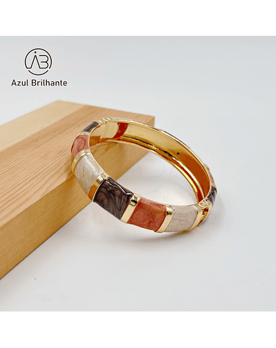 Bangle Colorido- Liga de Metal