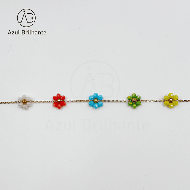 Pulseira de Flores 7