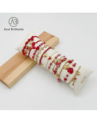 Pulseiras de Corações