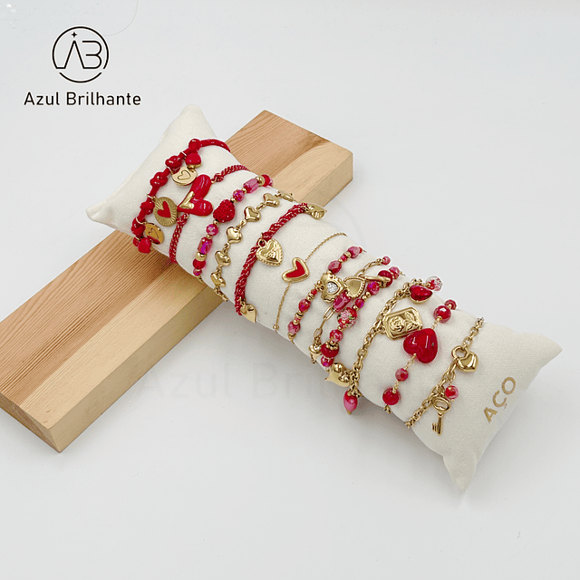 Pulseiras de Corações