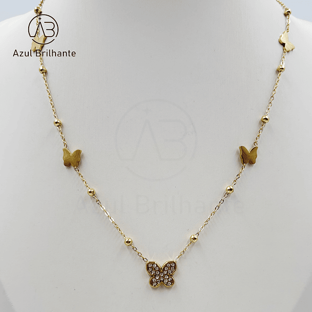Colar de Borboletas 3