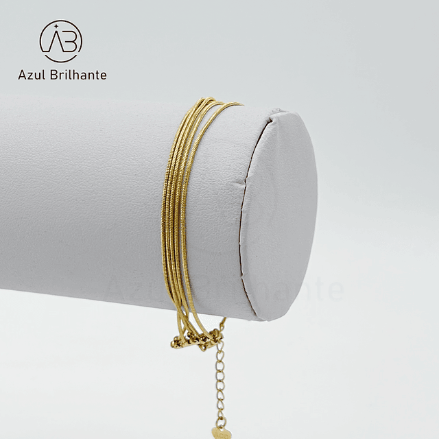 Pulseira com Camadas lisas 1