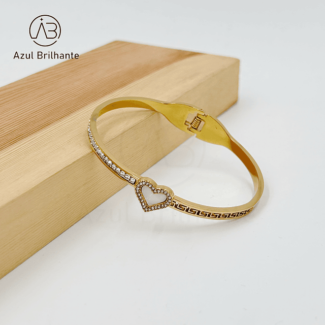 Bangle de Coração-Aço 1