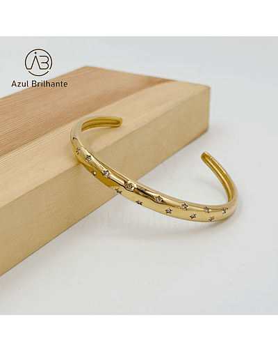 Bangle de Estrelas-Aço