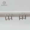 Brincos de Tripla Argola 2