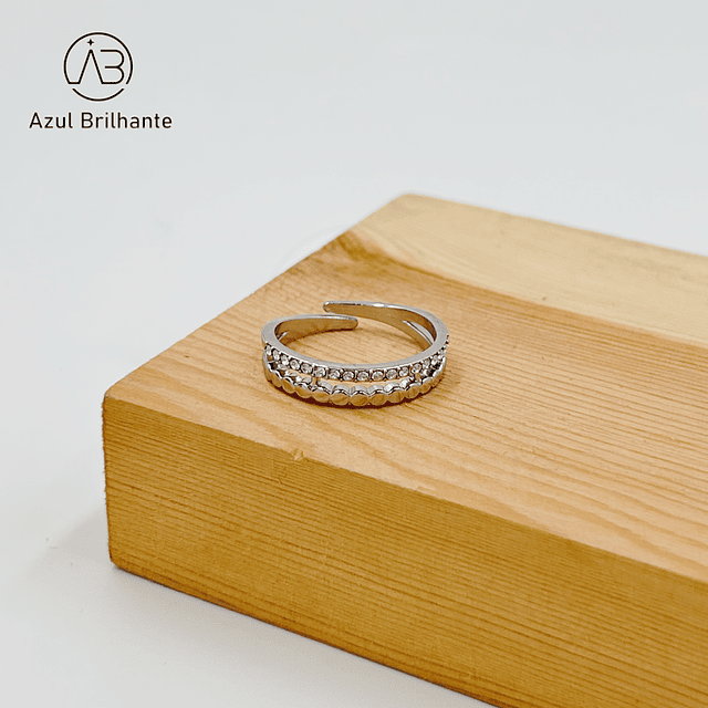 Anel Liso Com Brilho 2