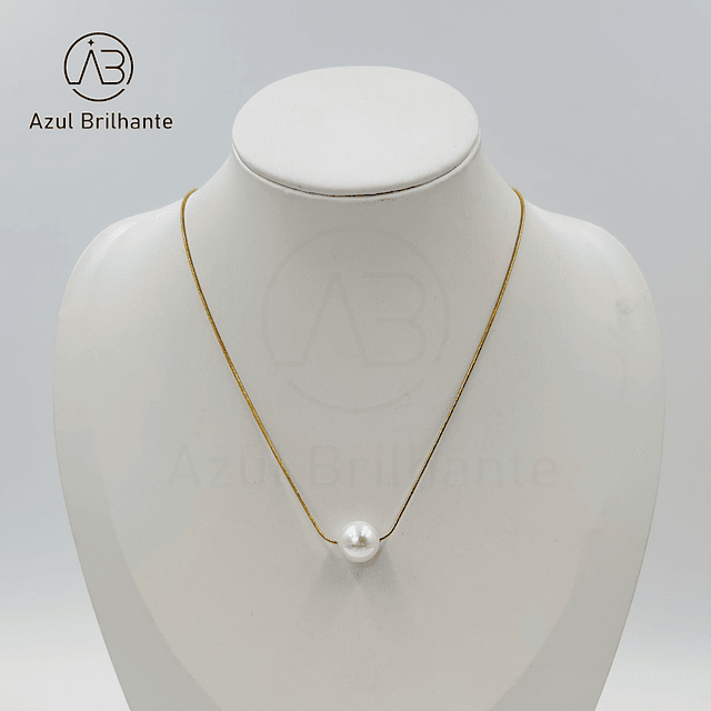 Colar com Pérola 12mm 1