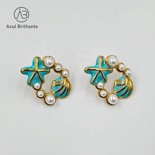 Brincos de Tema Marínha 1