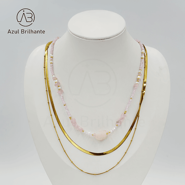 Colar de Três Camada 1
