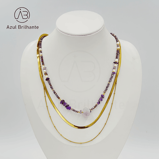 Colar de Três Camada 2