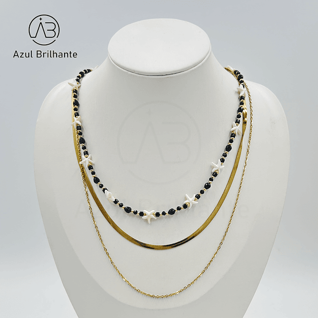 Colar de Três Camadas 3