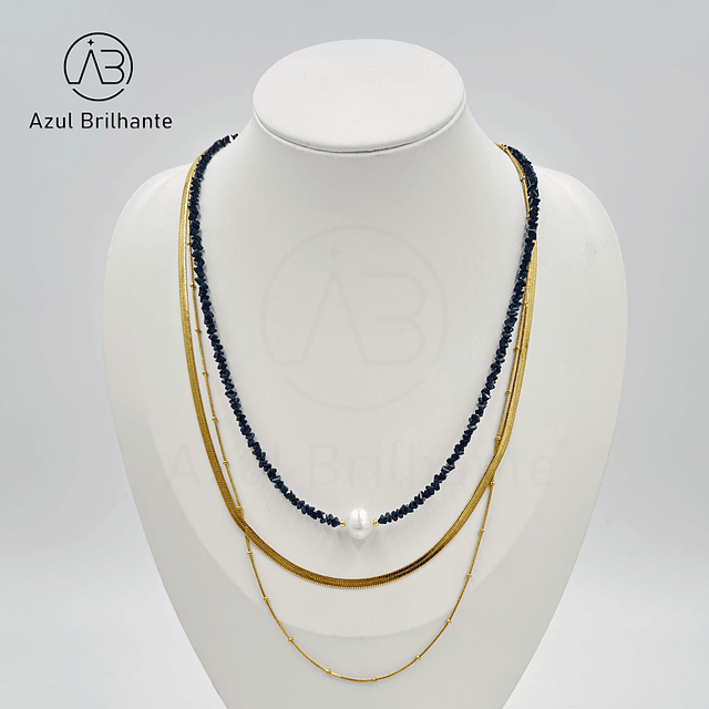 Colar de Três Camadas 3