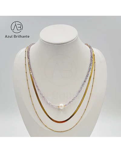 Colar de Três Camadas