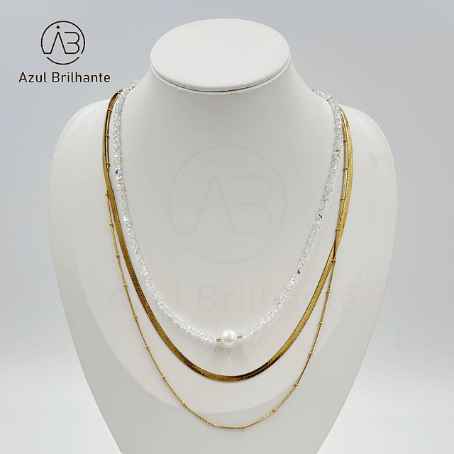 Colar de Três Camadas 2
