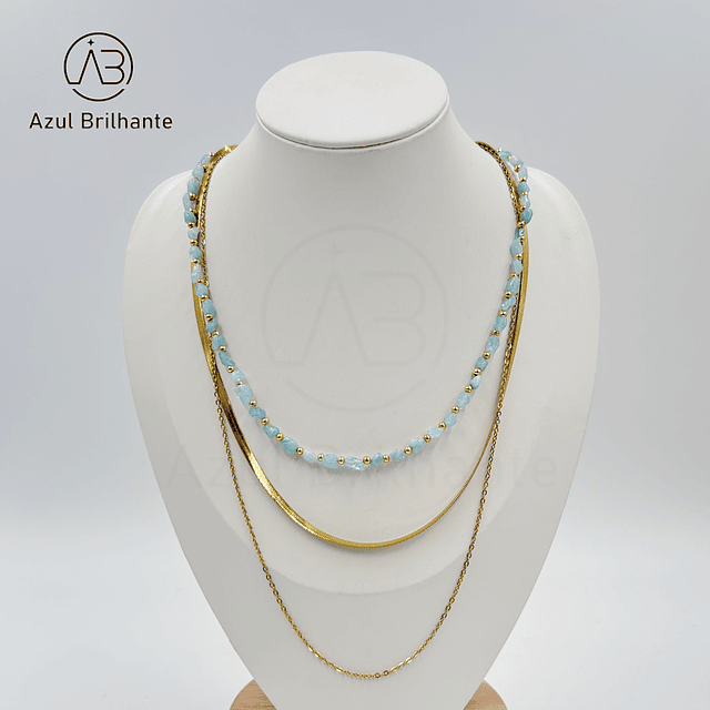 Colar de Três Camadas 2