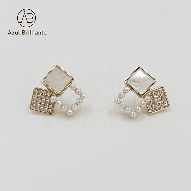 Brincos de Quadrados 1