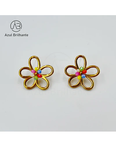 Brincos de Flores