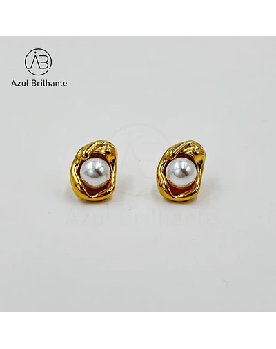 Brincos com Pérola