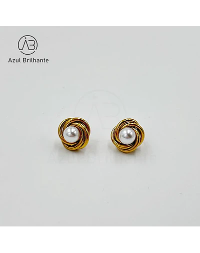 Brincos com Pérolas