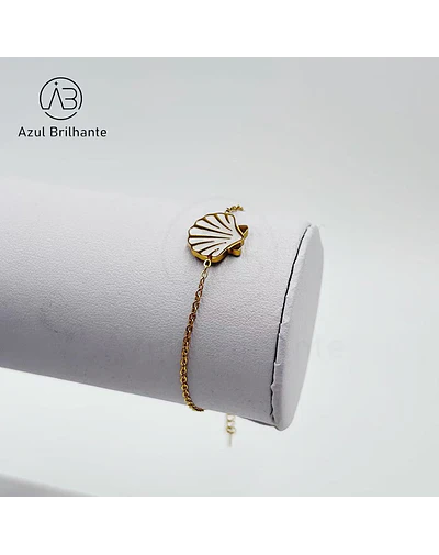 Pulseira de Concha com Madrepérolas