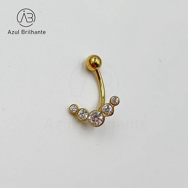 Piercing de Umbigo com Brilho 1
