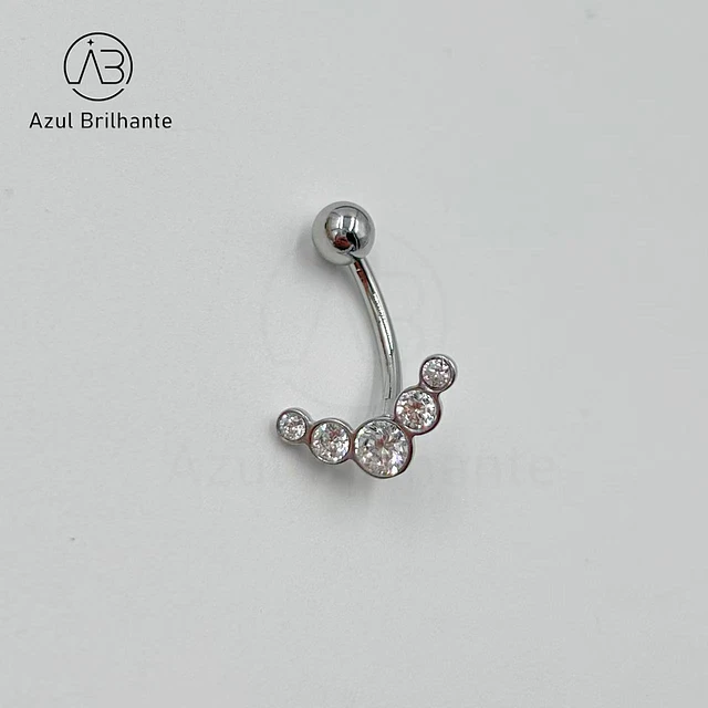 Piercing de Umbigo com Brilho 2