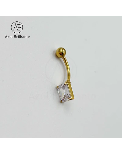 Piercing de Umbigo Quadrangular