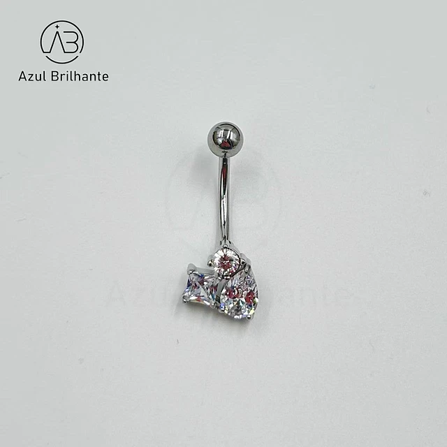 Piercing de Umbigo com Brilhos 2