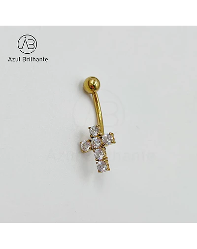 Piercing de Umbigo de Cruz