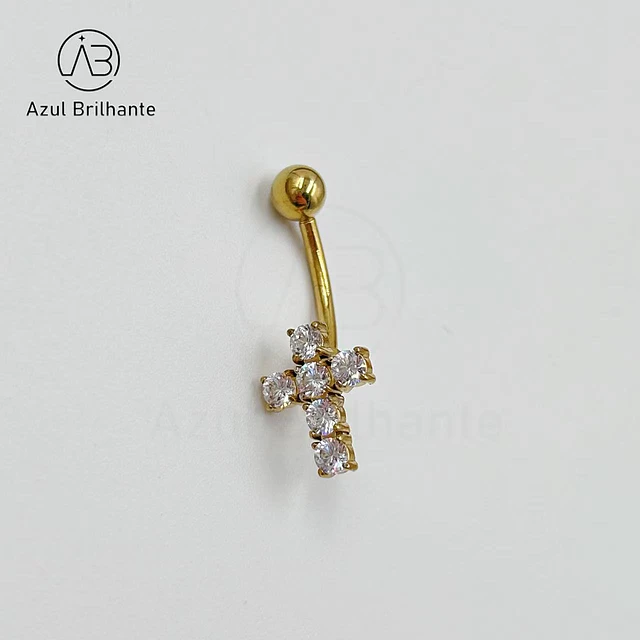 Piercing de Umbigo de Cruz 1