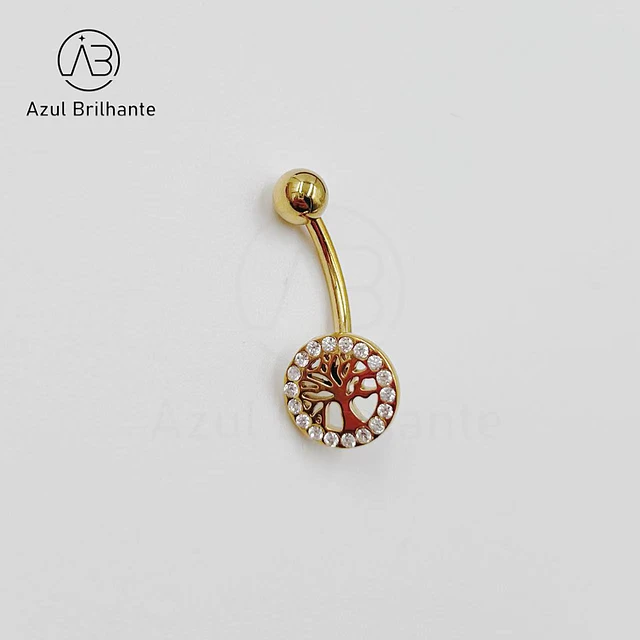 Piercing de Umbigo de Árvore de Vida 1