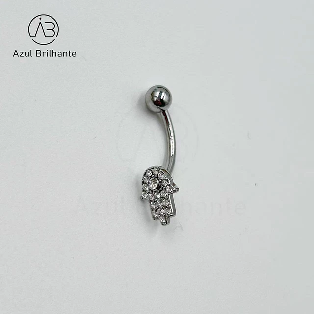 Brincos de Umbigo de Mão 2