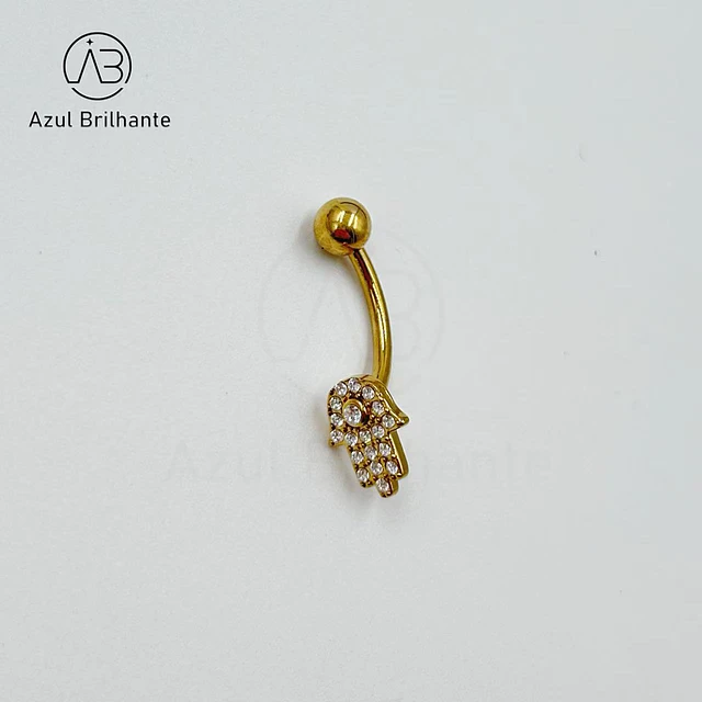 Brincos de Umbigo de Mão 1