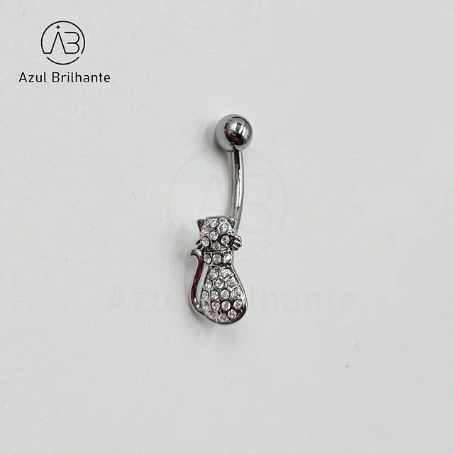 Piercing de Umbigo de Gato 2