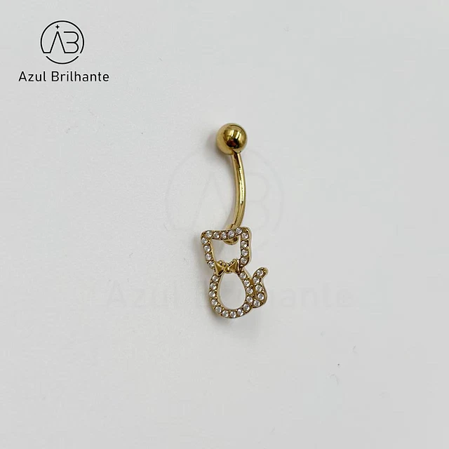 Piercing de Umbigo de Gato 1