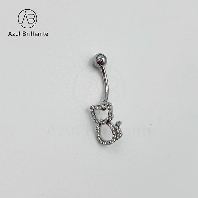 Piercing de Umbigo de Gato 2