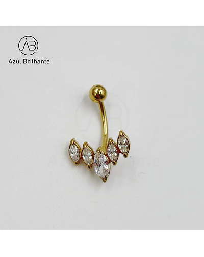 Piercing de Umbigo com Brilho